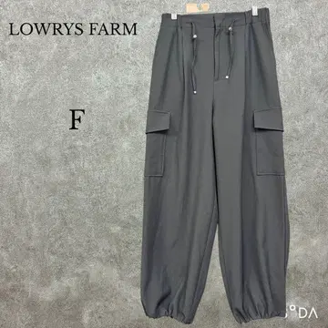 로리즈팜 LOWRYS FARM [ F ] 드로스트 카고 팬츠 그레이