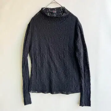 이탈리아제 ROSANNA&Co 여성용 티셔츠 시어 슬리브 블랙