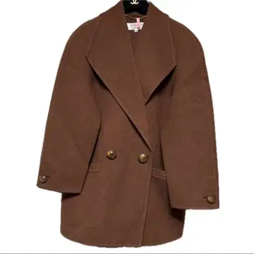 KAMANTA 코트 사이즈 42 브라운 루즈핏 이탈리아제