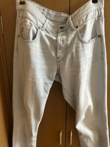 지스타 로우 라이트 블루 데님 슬림핏 32/32