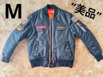 SIMPSON 시슨 MA-1 플라이트 자켓 와펜 자수 WM