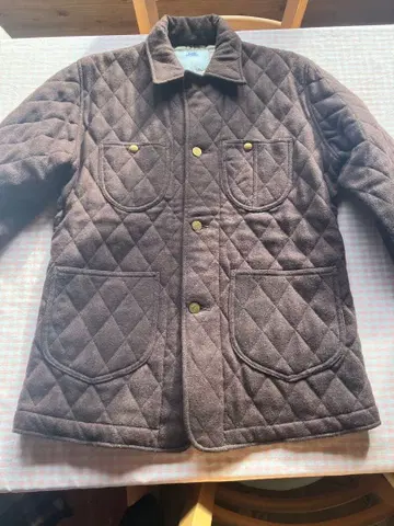 Lee 퀼팅 자켓 사이즈 38 브라운