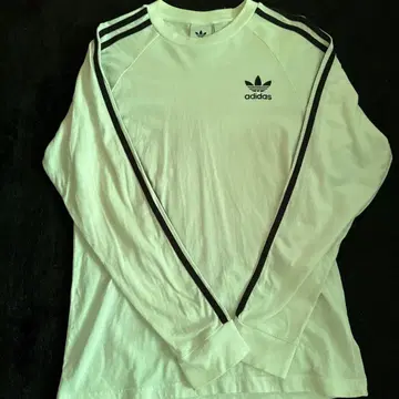 adidas 긴팔 T셔츠 화이트 L