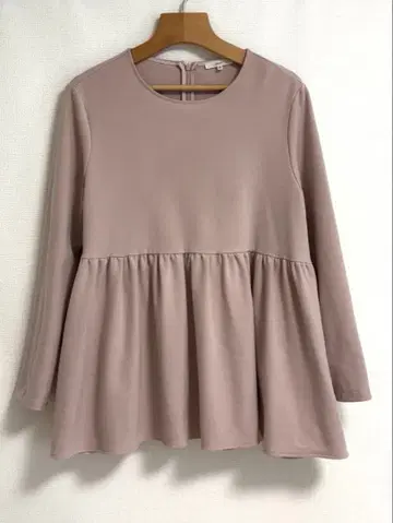 yori 요리 누쿠누쿠 헴프릴 블라우스 핑크 속기모