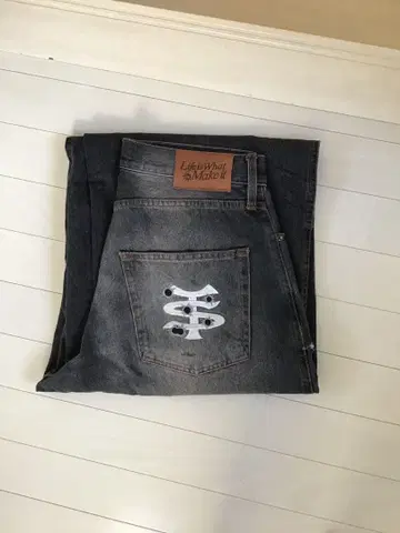 That's Life 그레이 와이드 팬츠