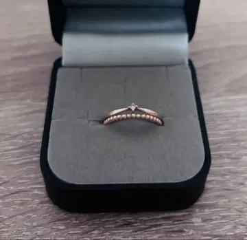 다이아몬드 핑키링 K10PG 핑크 골드