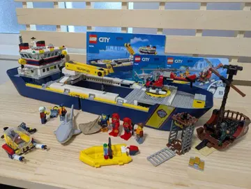 LEGO City 60266 해양 탐사선 세트 설명서 포함