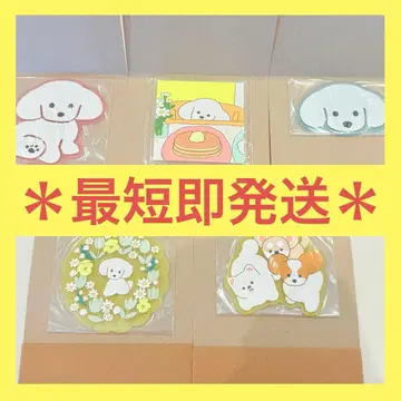 최단 즉시 발송* 여러 가지 강아지 러버 코스터 컴플리트