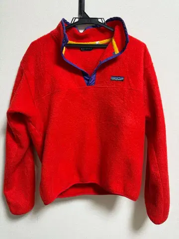 Patagonia 플리스 자켓 빨간색