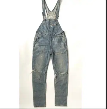 ungrid 데님 살로펫 데미지 가공