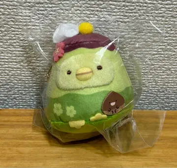 말차 푸딩 펭귄? 매달린 봉제 인형 스미코구라시당 화과자 말차