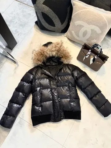 띠어리 다운 코트 퍼 자라 y2k