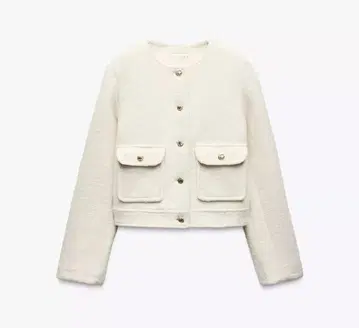 ZARA 부클레 가디건 XS