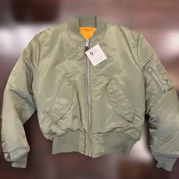 VALLEY APPAREL MA-1 플라이트 자켓 올리브 택 포함 새상품