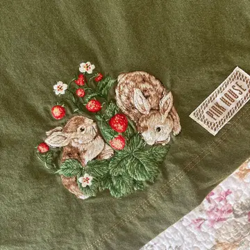 핑크하우스 데님 스커트