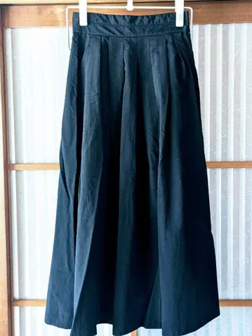 유나이티드 애로우즈 블랙 플리츠 롱 스커트 택 포함 미사용 새상품