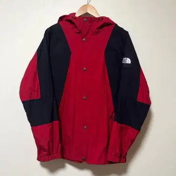 THE NORTH FACE 마운틴 후드티 레드/블랙
