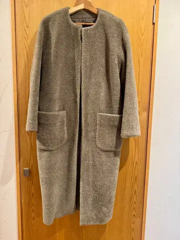 VERMEIL par iena 울 파일 노카라 코트