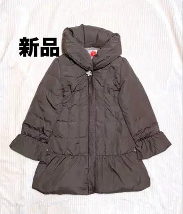 앤드러브 다운 자켓 코트 XL 비쥬 레이스