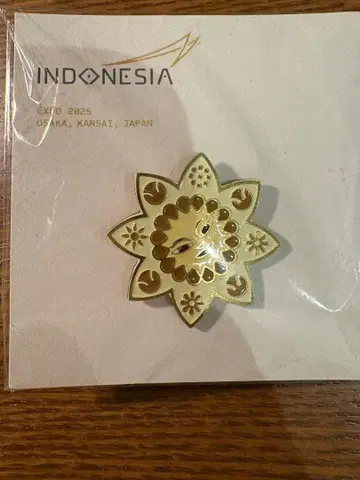 간사이 엑스포 2025 회장 한정판 인도네시아 핀 배지