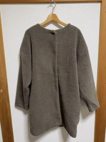 보아 자켓 노카라 자켓