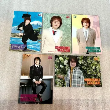 THE ALFEE 사카자키 코노스케: 트레이딩 카드 5장 세트 새상품급