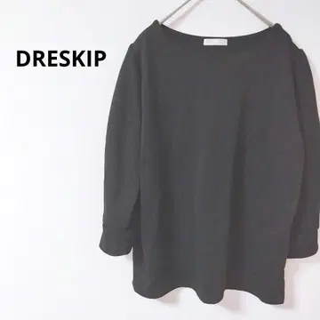 2.9 [드레스킵] 7부 소매 티셔츠 심플 무지 내추럴 여성빈티지