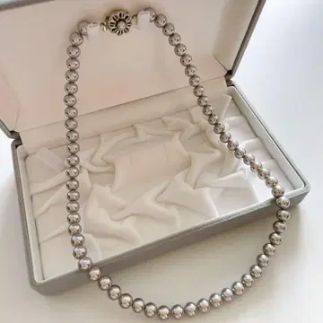 그레이 펄톤 목걸이 결혼식 포멀 관혼상제