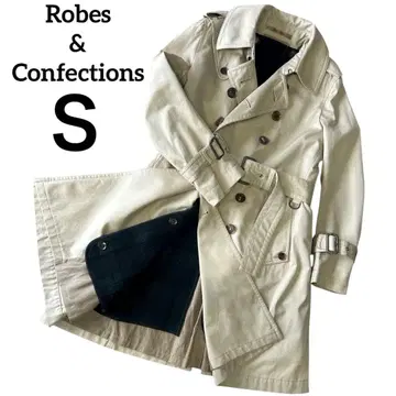 Robes&Confections 베이지 더블 브레스트 트렌치코트