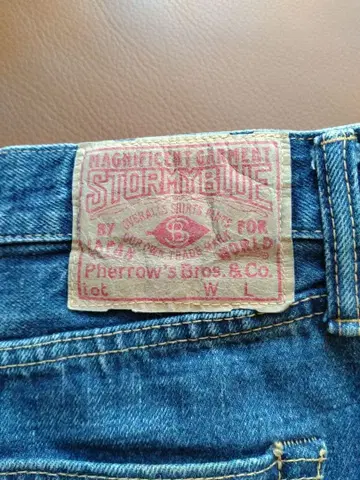 Pherrow's Bros. & Co. 스톰 블루 데님