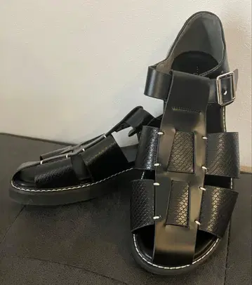 니코앤드 구르카 샌들 블랙 M