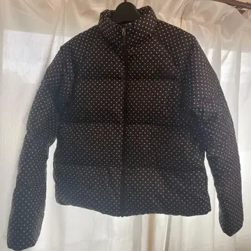 THE NORTH FACE 다운 자켓 도트 무늬