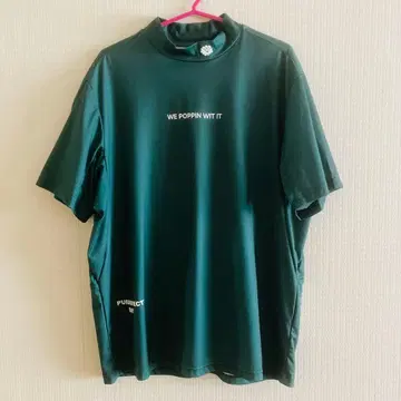 새상품급 PW CIRCULUS 반팔 모크넥 (L) 서큘러스 그린