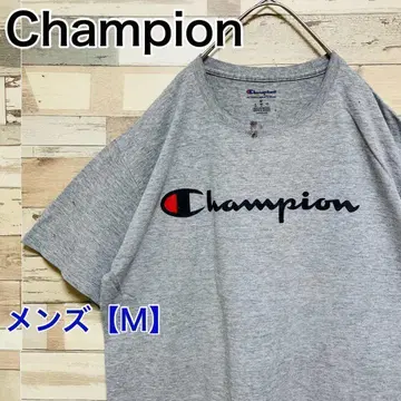 YD12 [ US 수입 ] Champion 반팔T셔츠 [ M ] 그레이
