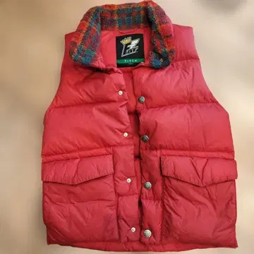 FAT 레드 퀼팅 다운 베스트