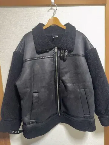 보아 코트 무스탕 코트