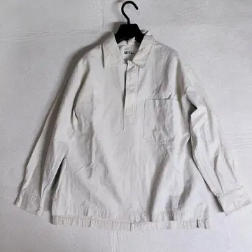 컨디션 최상 23AW 마가렛호웰 풀오버 집업 워크 셔츠