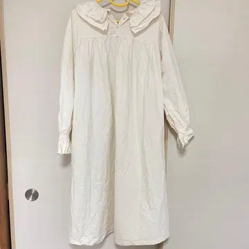 더블 꽃 옷깃 공주님 원피스