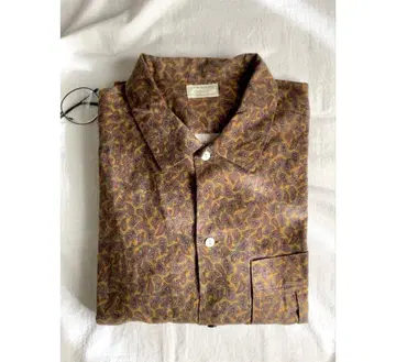 vintage 레트로 올 패턴 클래식 셔츠 빈티지 구제 의류 roku