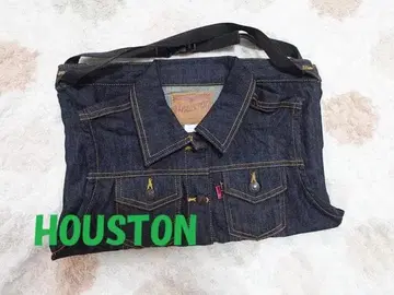 초레어! 새상품 HOUSTON 데님 데님 자켓 백 휴스턴