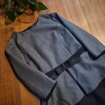 스트로베리 필드 블랙 절개 원피스