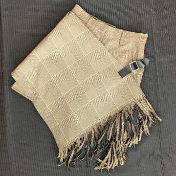 sacai 체크 무늬 프린지 숏팬츠 [ 0 ] 사이즈