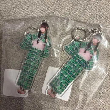 iLiFE! 온라인 복권 와카바노아 유카타 아크링 키링 2개 세트