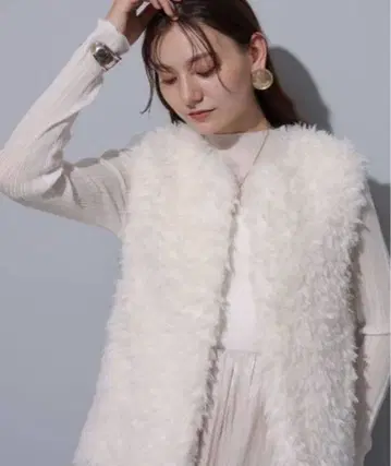 리랜드트루 퍼 베스트 인조 모피 베스트 지레