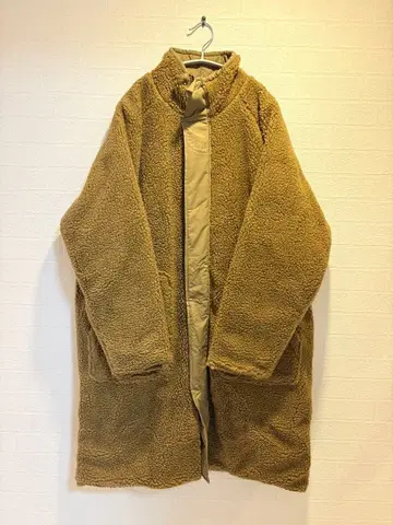 earthy_ (어시) 보아 퀼팅 리버서블 코트