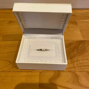 심플 실버 반지 브라이덜 박스 포함