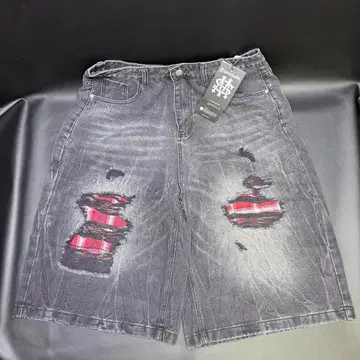 Th1003 미사용 보관품 Supermade 데님 하프 팬츠 XXL