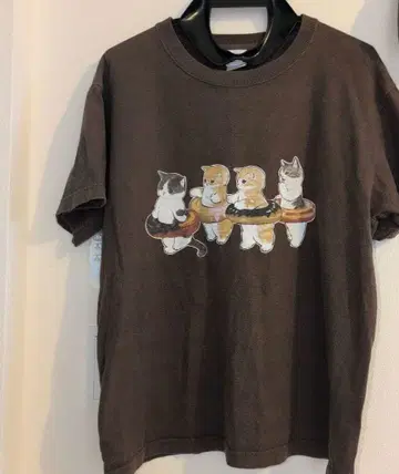 [ 귀여운 ] 모프 샌드 도넛 브라운 티셔츠