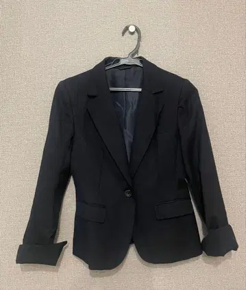 Precious 네이비 싱글 버튼 자켓