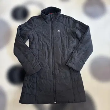 adidas 블랙 충전솜 A라인 자켓 코트